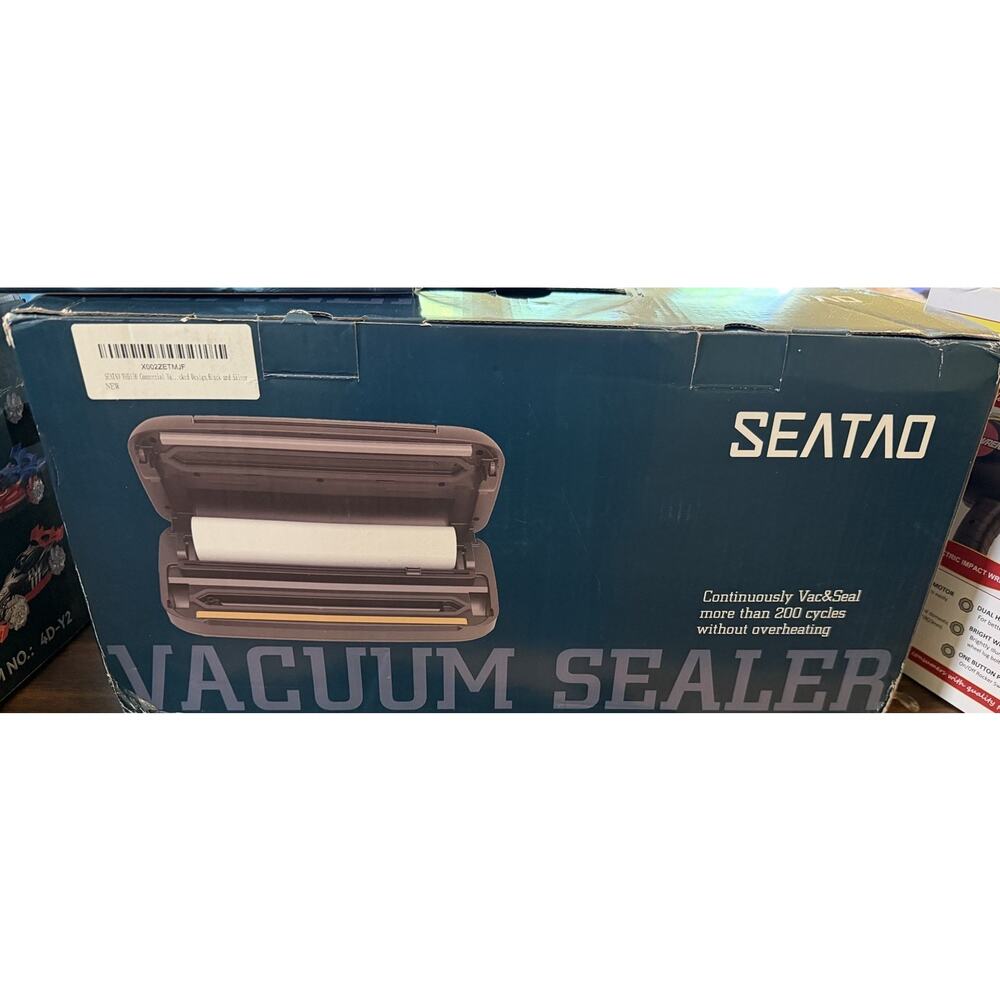 SEATAO VH5156 Fast Vacuum Sealer 80Kpa with 1 Sealing Rolls of Bags
